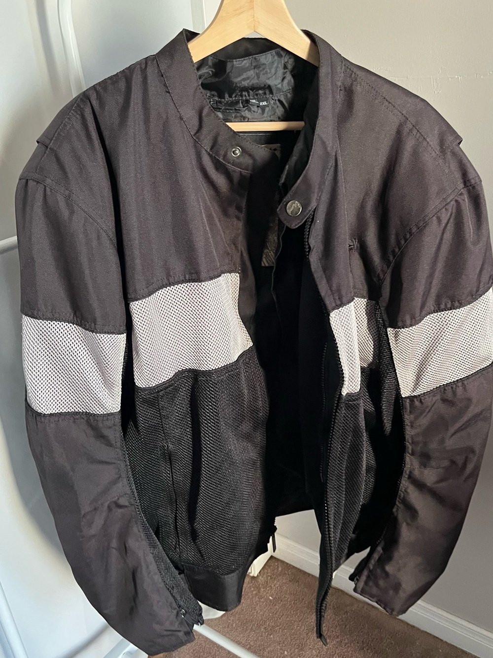 Power Trip Men’s Armoured Motorcycle Jacket 2XL